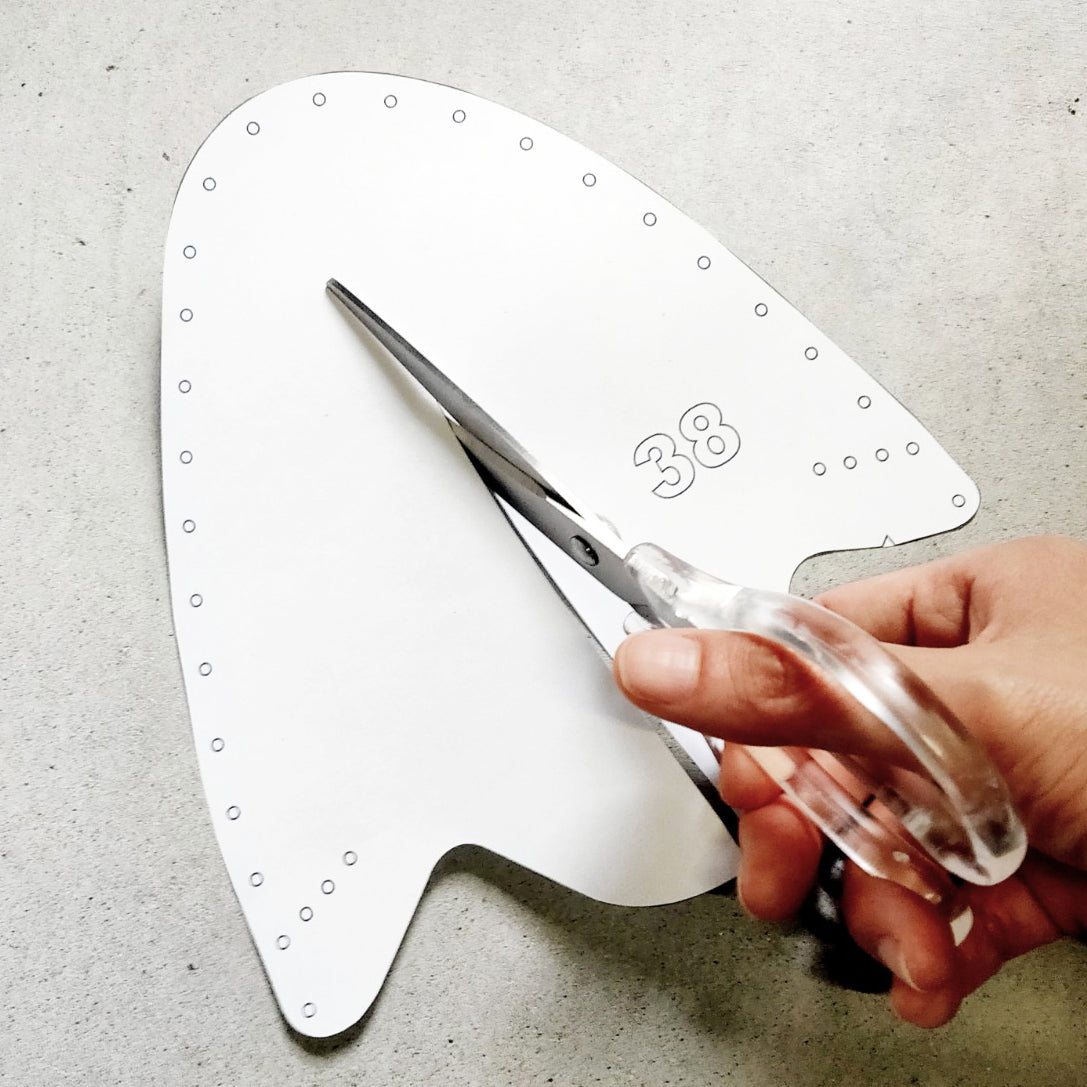 自分の足にぴったりのパターンを作る方法