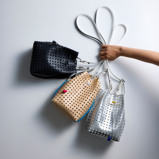 LAN / PO Polka S Shoulder Bag/Drawstring Bag 