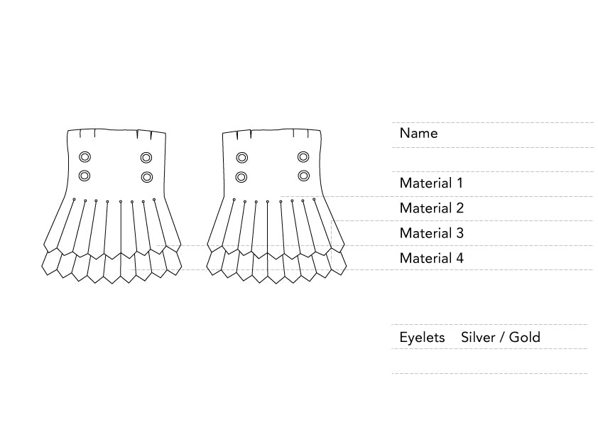 カスタムタッセル　パターン
